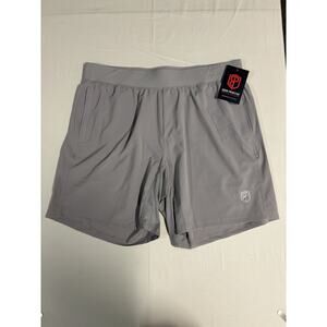 Born Primitive Versatile Shorts 7” Inseam Stone Gray Mens Small Athletic NEW